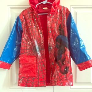 Kids Spider Man raincoat